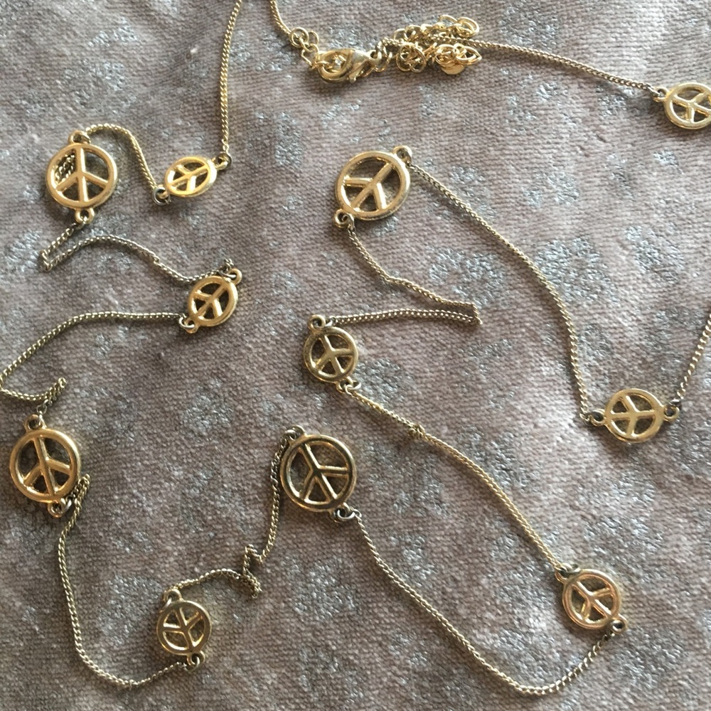 Peace Sign Necklace